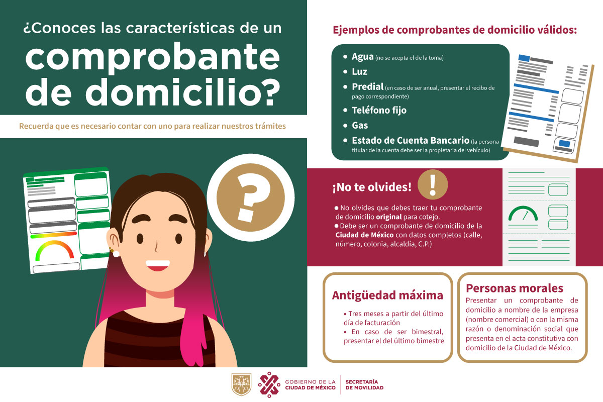 ¿Cuáles son los comprobantes de domicilio aceptados por el SAT este 2025?