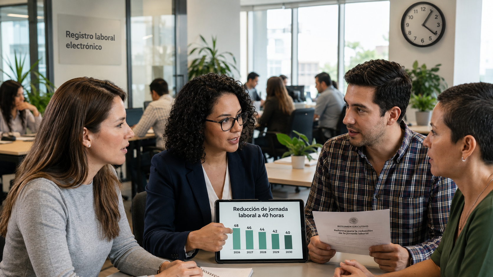 Reducción de la Jornada Laboral a 40 Horas